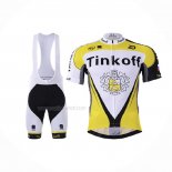 2017 Maillot Cyclisme Tinkoff Jaune Manches Courtes Et Cuissard