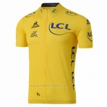 2016 Maillot Cyclisme Tour De France Jaune Manches Courtes