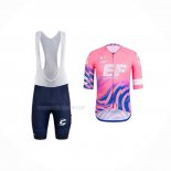 2020 Maillot Cyclisme EF Education First Rose Manches Courtes Et Cuissard
