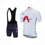 2021 Maillot Cyclisme INEOS Grenadiers Blanc Manches Courtes Et Cuissard