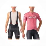 2024 Maillot Cyclisme Giro D'italie Rose Manches Courtes Et Cuissard