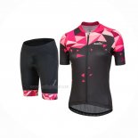2018 Maillot Cyclisme Femme Nalini Chic Rouge Manches Courtes Et Cuissard