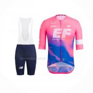 2019 Maillot Cyclisme EF Education First Rose Manches Courtes Et Cuissard