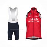 2023 Gilet Coupe-vent INEOS Rouge Et Cuissard