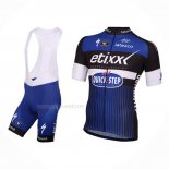 2016 Maillot Cyclisme Etixx Quick Step Blanc Bleu Manches Courtes Et Cuissard