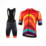 2022 Maillot Cyclisme Nalini Rouge Manches Courtes Et Cuissard