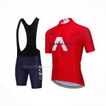 2021 Maillot Cyclisme INEOS Grenadiers Rouge Manches Courtes Et Cuissard