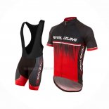 2017 Maillot Cyclisme Pearl Izumi Rouge Manches Courtes Et Cuissard