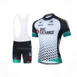 2021 Maillot Cyclisme Bike Exchange Blanc Manches Courtes Et Cuissard
